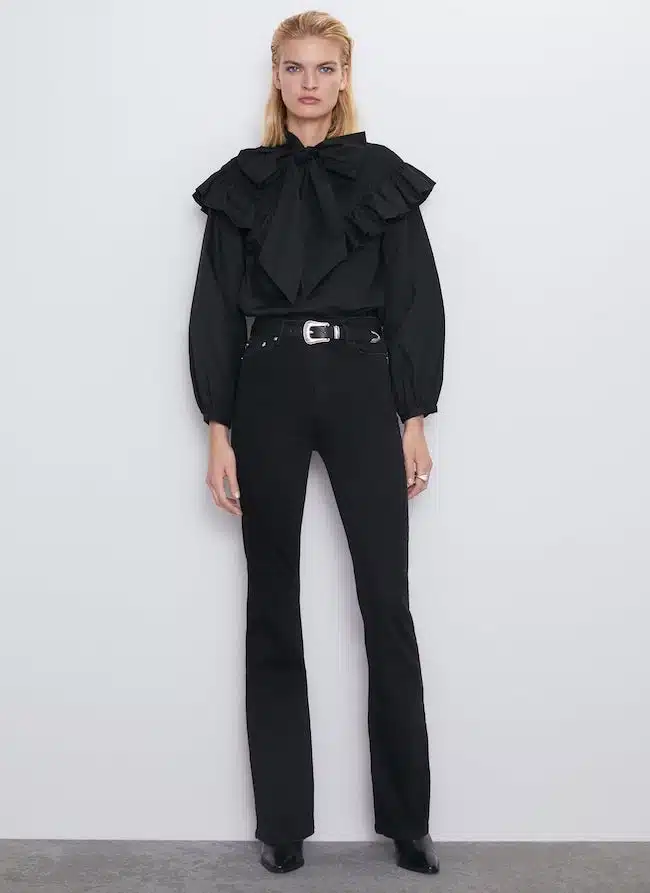 Jeans a vita alta zara inverno 2019 2020