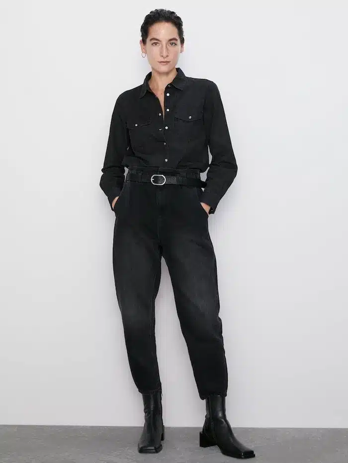 Jeans baggy zara autunno 2019 catalogo