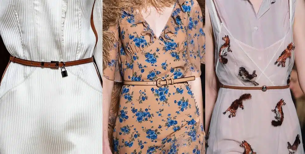 cinture sottili moda inverno 2019 2020