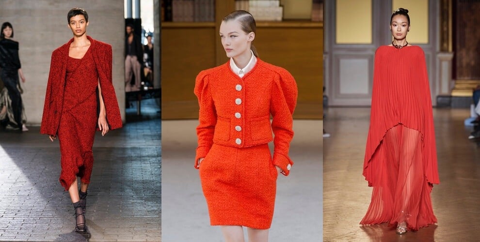 colori moda inverno 2020-rosso arancio