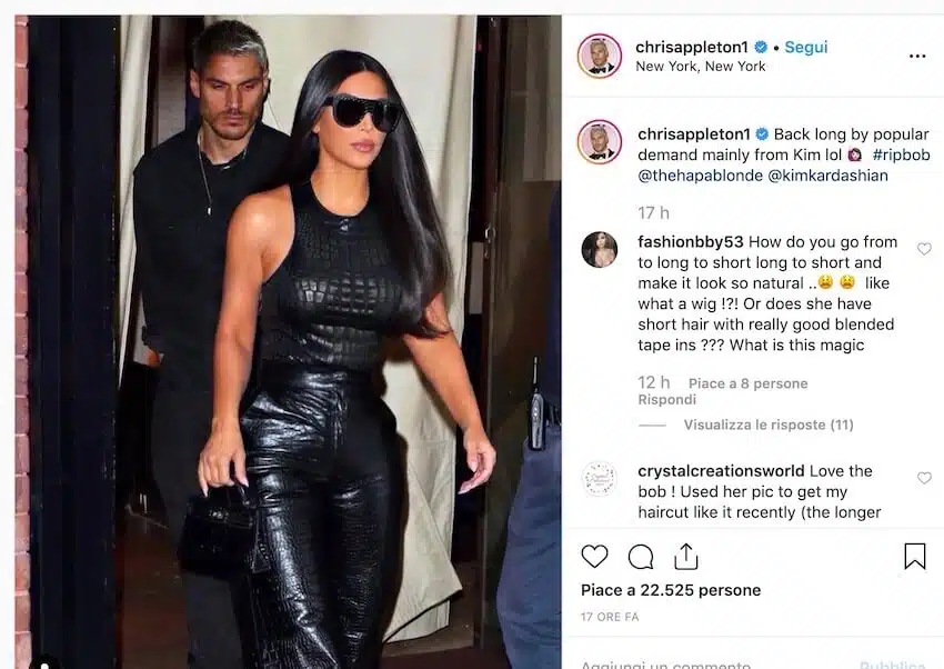 kardashian nuovo taglio capelli autunno 2019