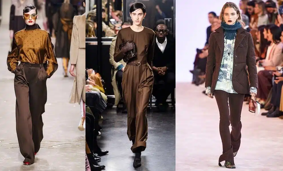 marrone scuro abbinamenti inverno 2019 2020
