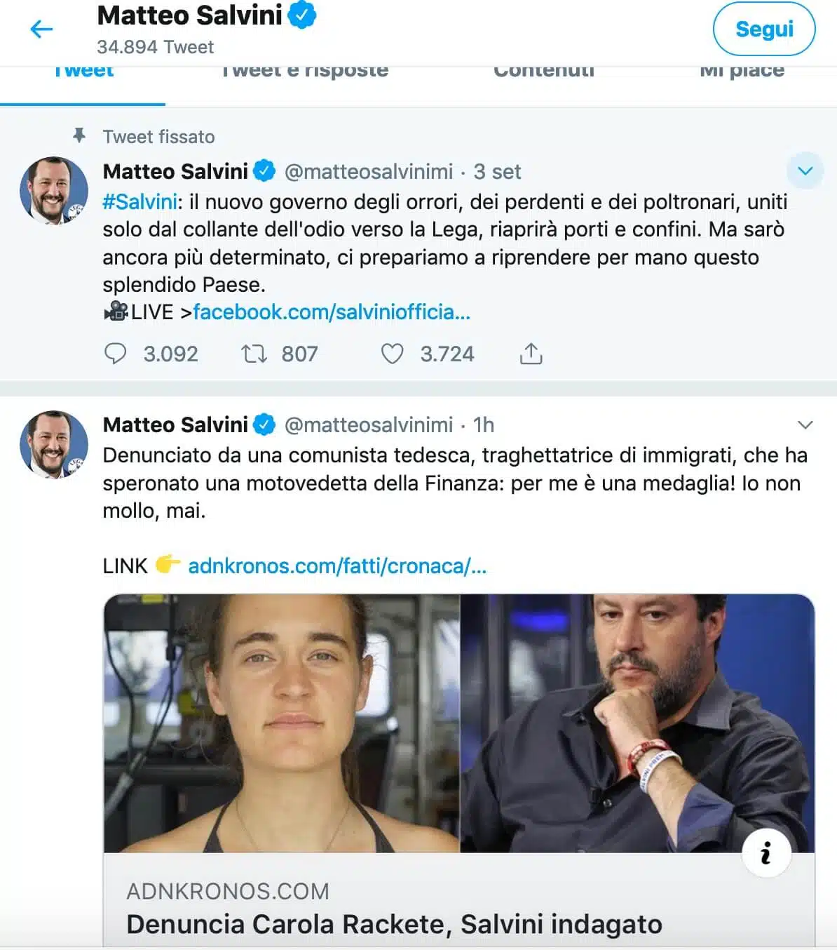 matteo savini twitter-5 settembre 2019