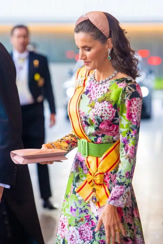 Letizia di Spagna Giappone incoronazione