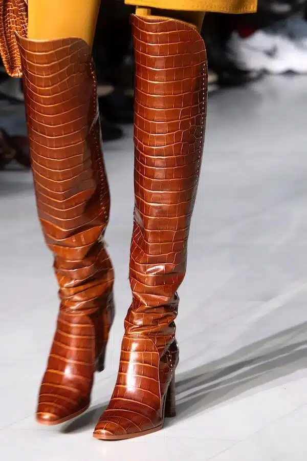 Max Mara stivale coccodrillo inverno 2020