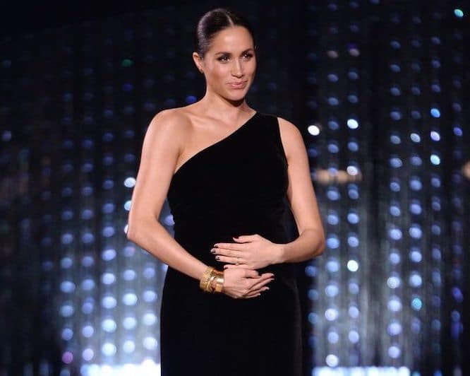 meghan- fashion awards 2018