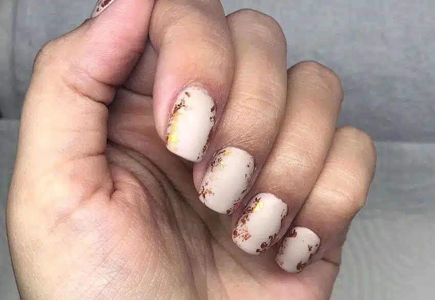 nail art autunno inverno 2019 unghie corte