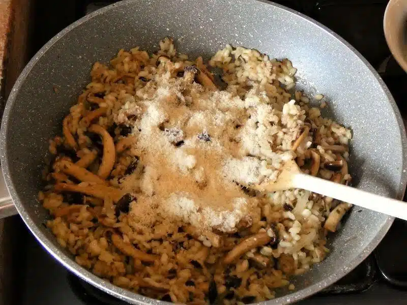 risotto funghi salsiccia foto 5