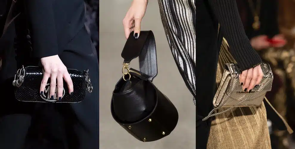 smalto nero e blu inverno 2020