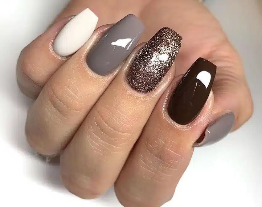 unghie gel lunghe multicolore 2019 2020-