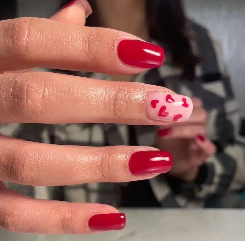 unghie gel san valentino