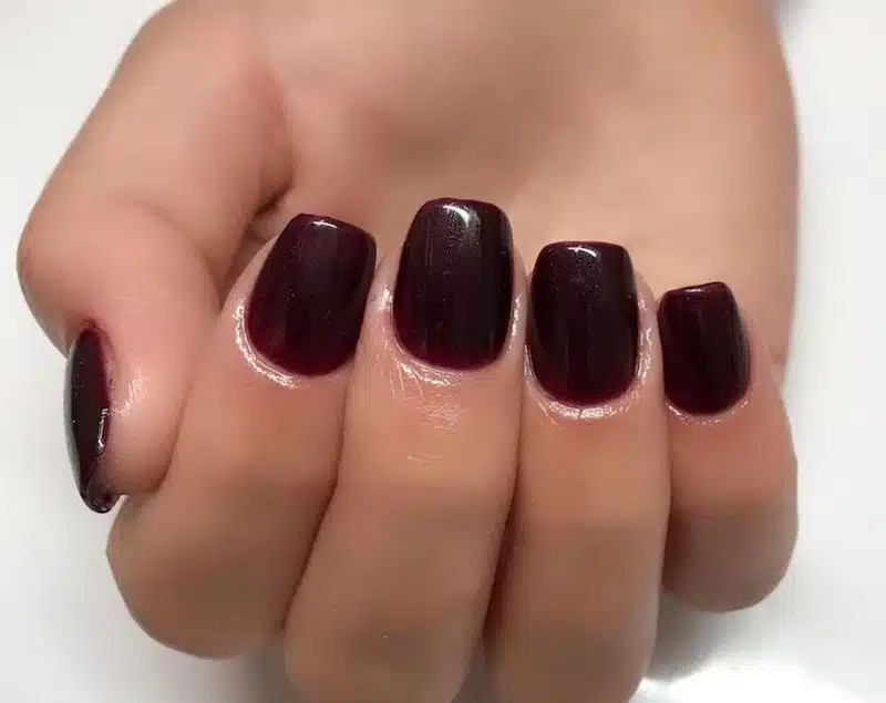 unghie gel viola dark opi autunno 2019