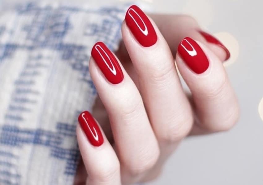 unghie rosse gel inverno 2019 2020-OPI