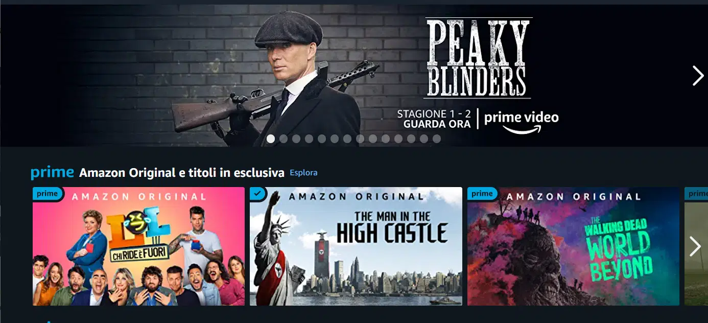 Amazon prime video catalogo 2021 film e serie tv