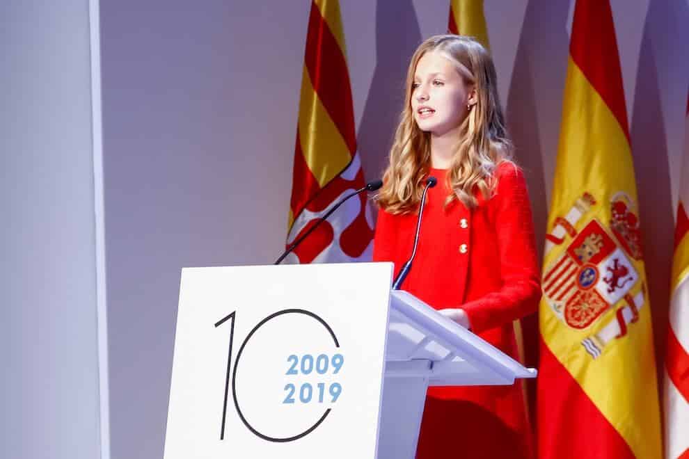 Leonor di Spagna premio girona 2019