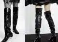 Stivali con gambale alto Zara 2019. I nuovi modelli in pelle
