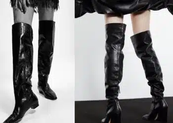 Stivali con gambale alto Zara 2019. I nuovi modelli in pelle