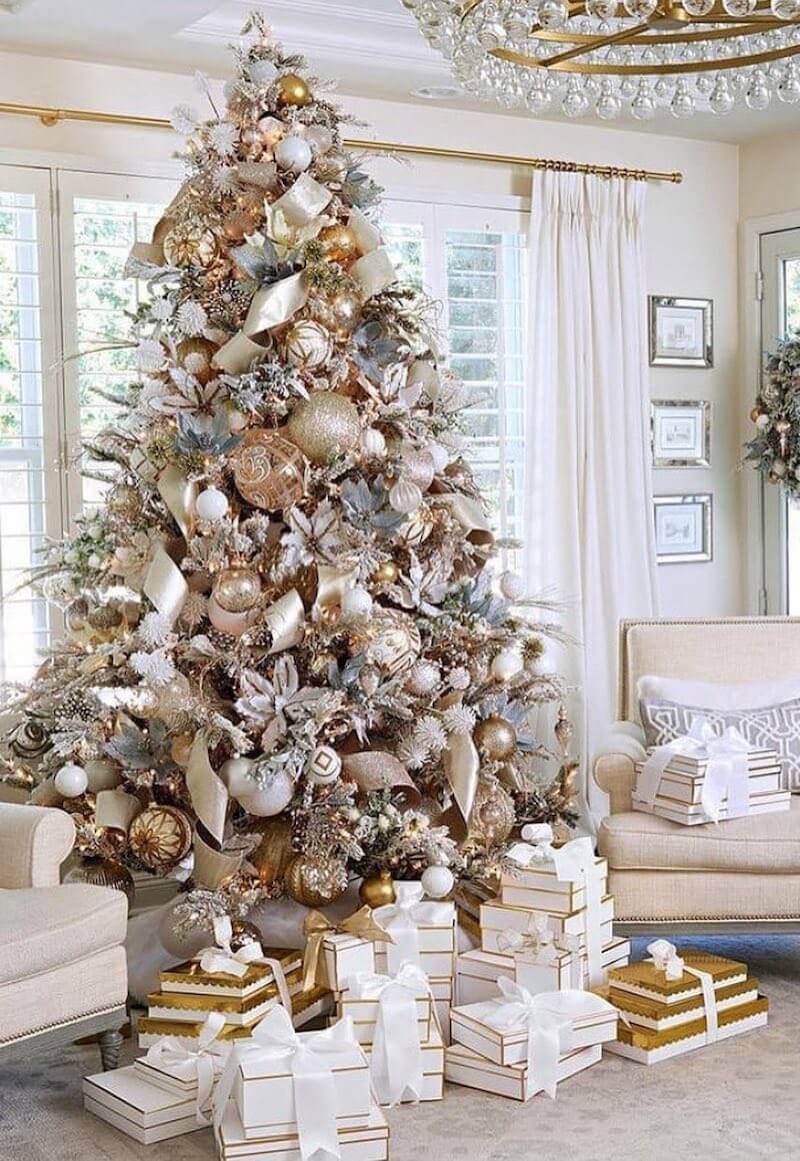 Alberi Di Natale Innevati Addobbati Alberi di Natale 2020. 15 nuove idee originali per trasformare la casa
