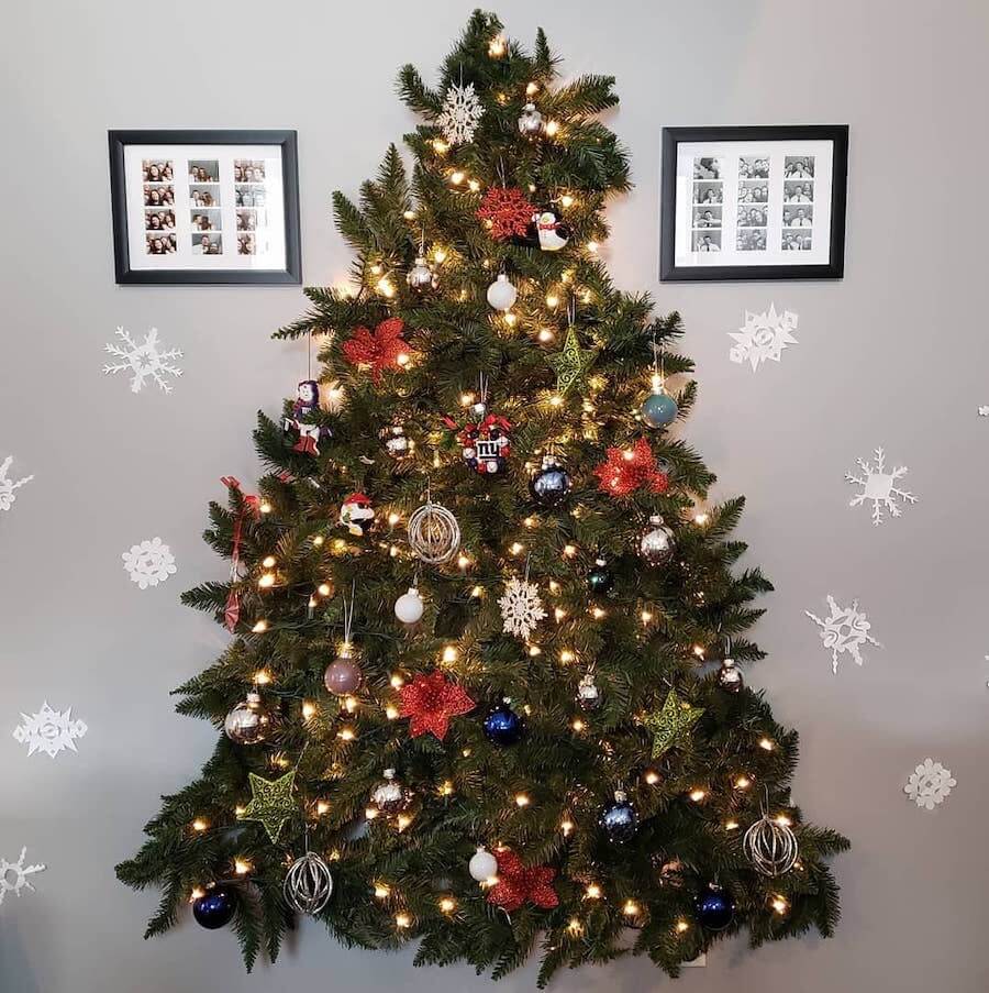 albero natale a muro natale 2019