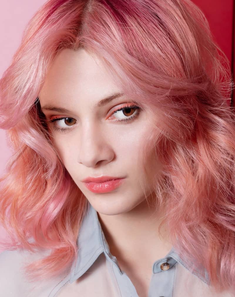 capelli medi rosa estate 2023 Wella
