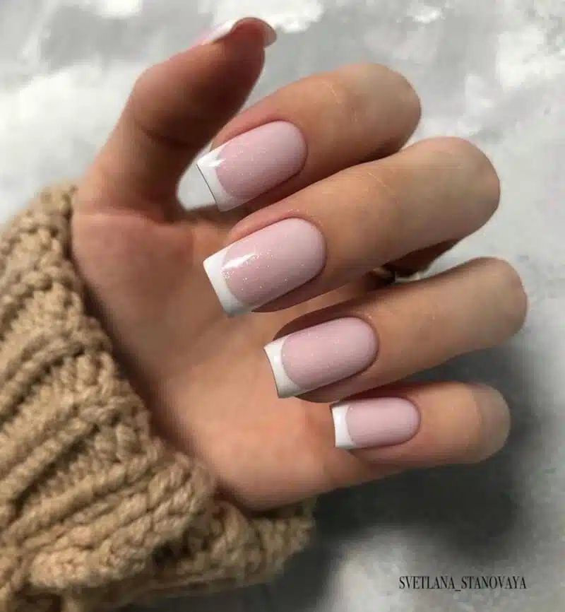 french manicure invernale 2019-unghie gel