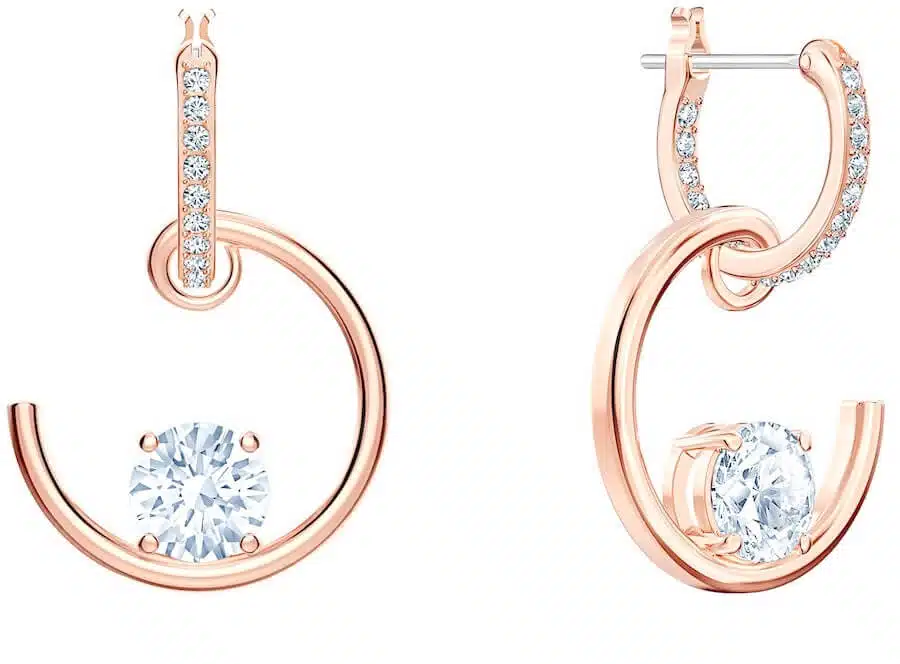 orecchini-a-cerchio-swarovski inverno 2019 2020