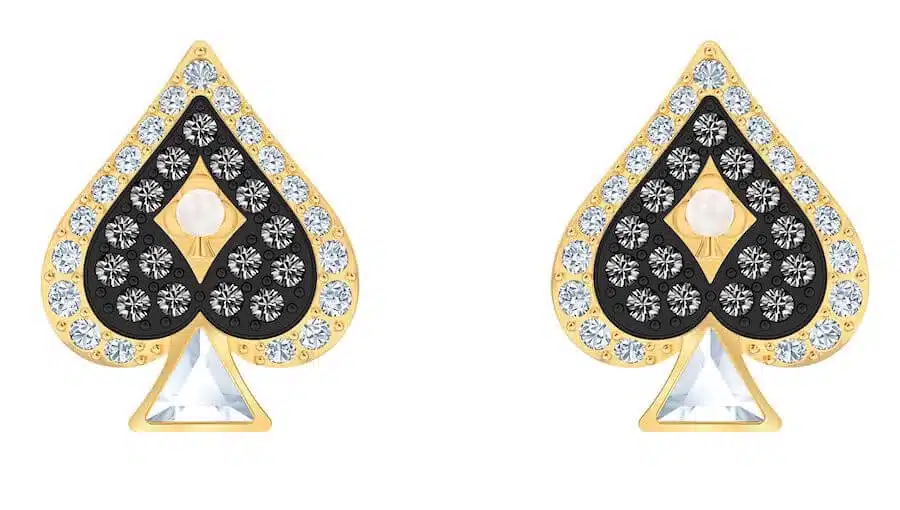 orecchini swarovski neri inverno 2019