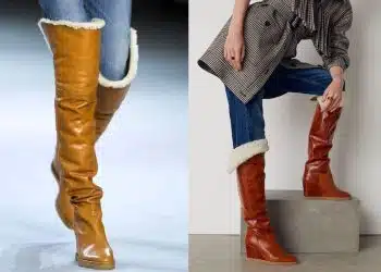 stivali alti con zeppa inverno 2019 2020