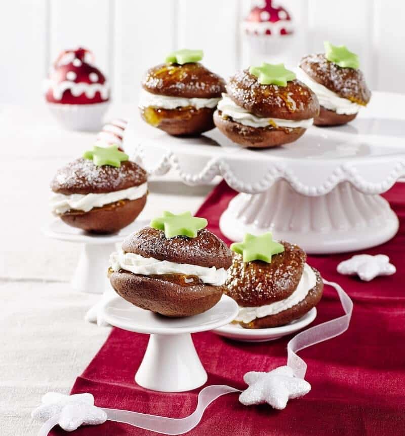 Christmas whoopies dolci Natale