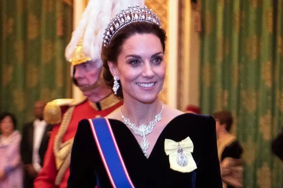 kate middleton abito da sera dicembre 2019