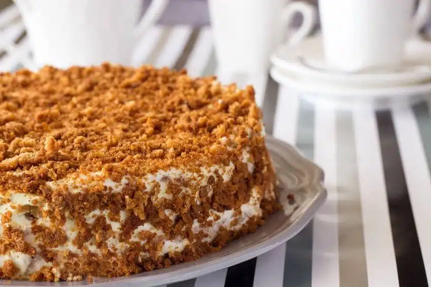 torta di mele natalizia