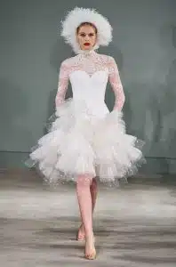 abito da sposa corto mabille pe 2020