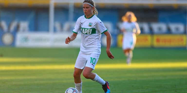 Dubcova giocatrice Sassuolo calcio femminile