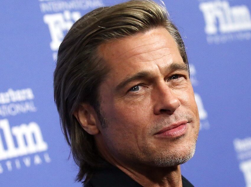 brad pitt capelli lunghi 2020