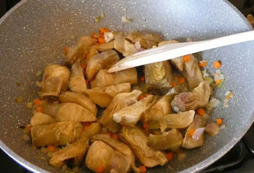 carciofi surgelati in padella