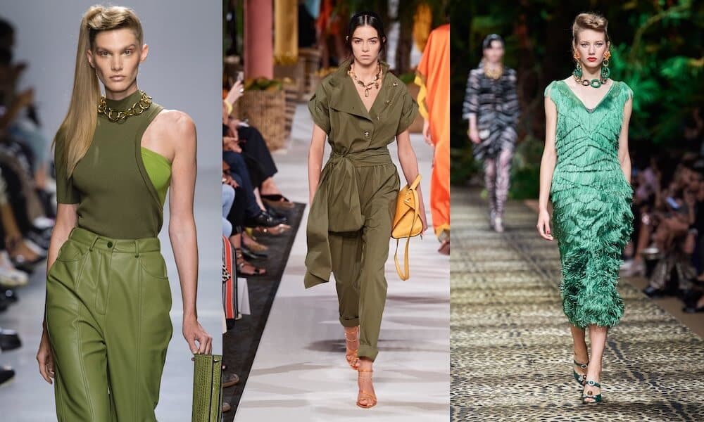 colori moda estate 2020 -verde