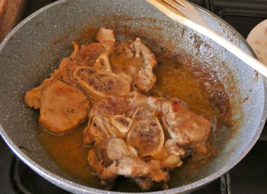 ossobuco milanese foto preparazione