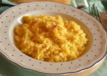 risotto alla milanese senza midollo