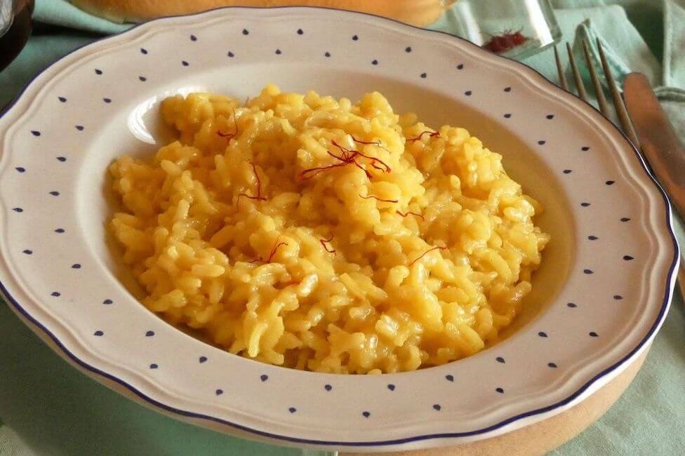 risotto alla milanese senza midollo