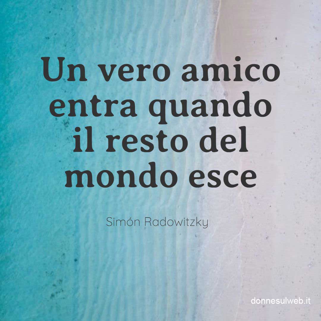 frase bella un vero amico