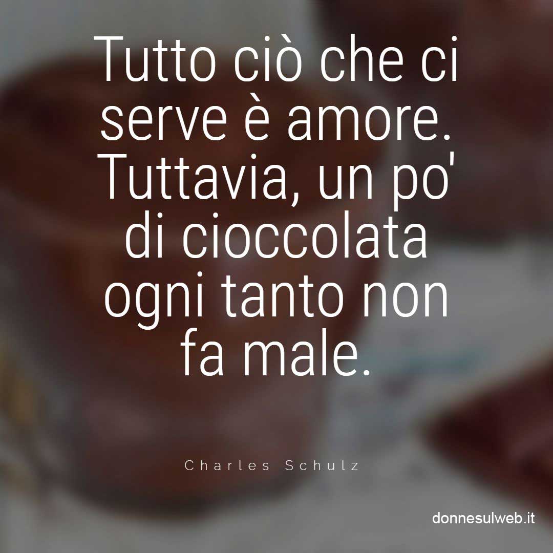 frasi belle divertenti cioccolata