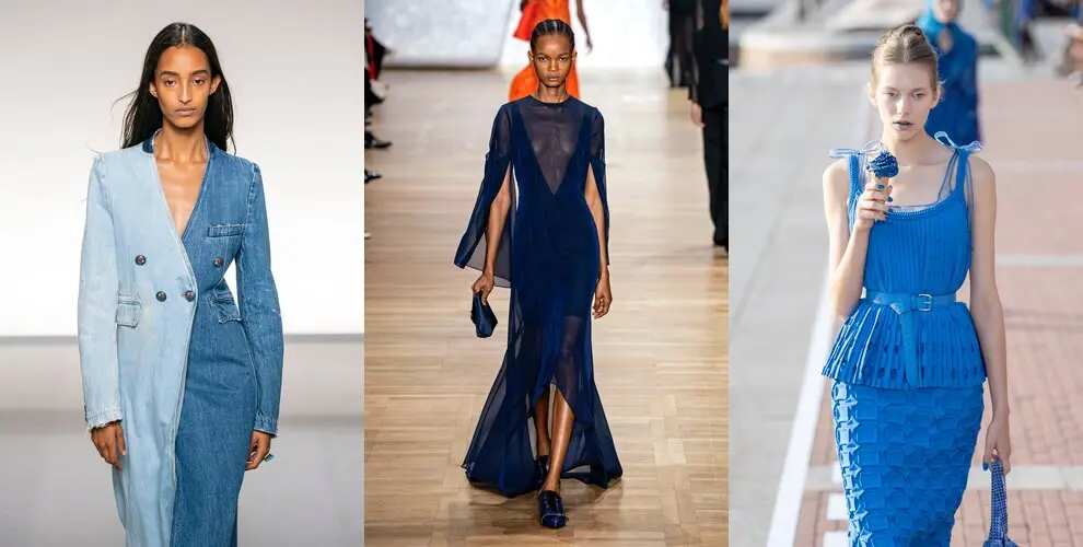 vestirsi di un solo colore blu abbinamenti