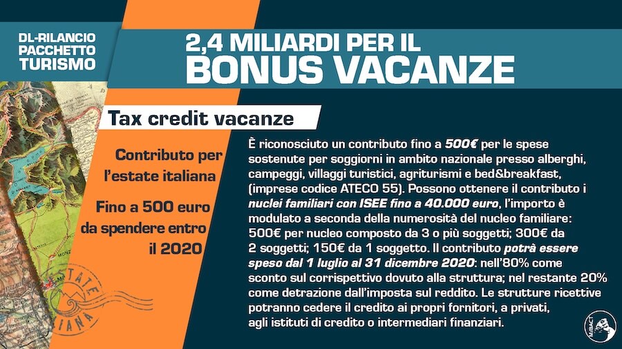 bonus vacanze 2020 ministero