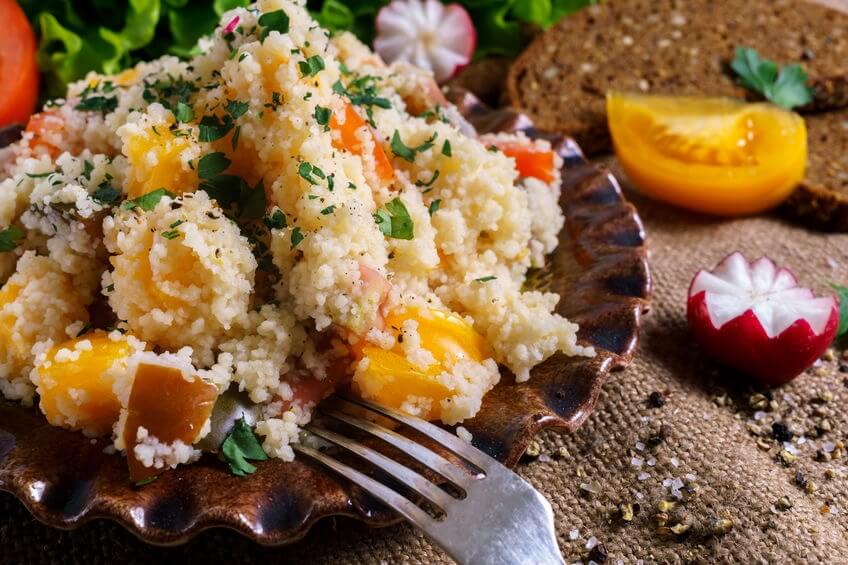 cous cous con ravanelli