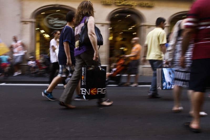 PRIMO GIORNO DI SALDI A ROMA