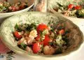 riso freddo insalata di riso con gamberi