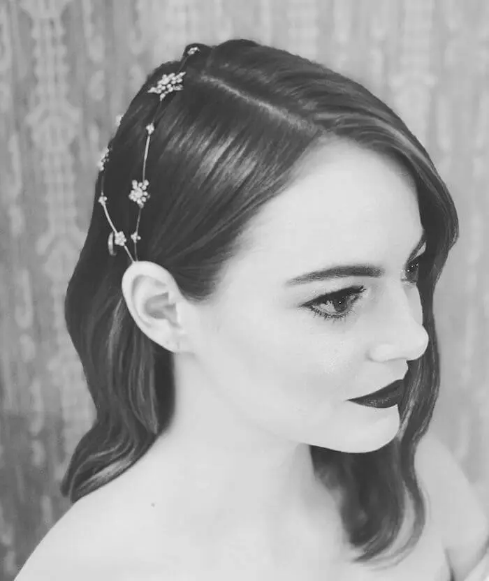 acconciatura capelli sciolti sposa 2020
