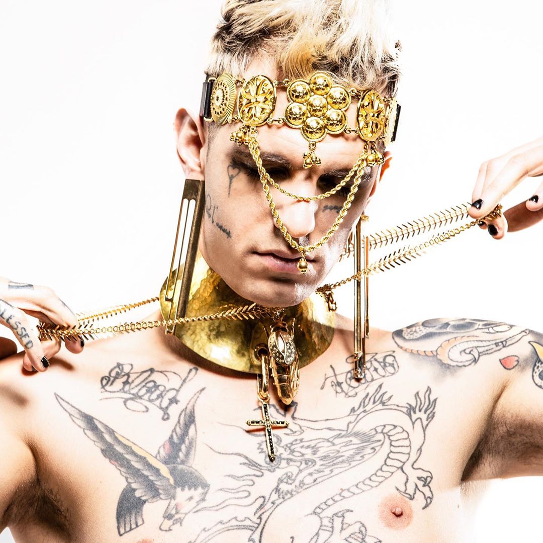 achille lauro tatuaggi