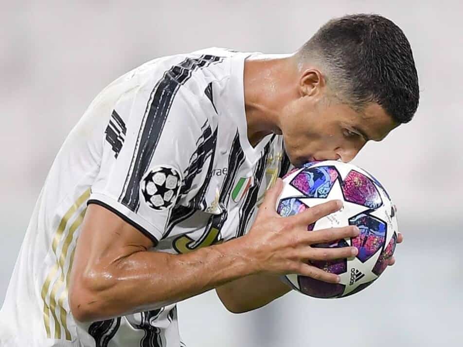 ronaldo champions juve lione agosto 2020