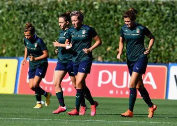 Italia allenamento Pre Bosnia